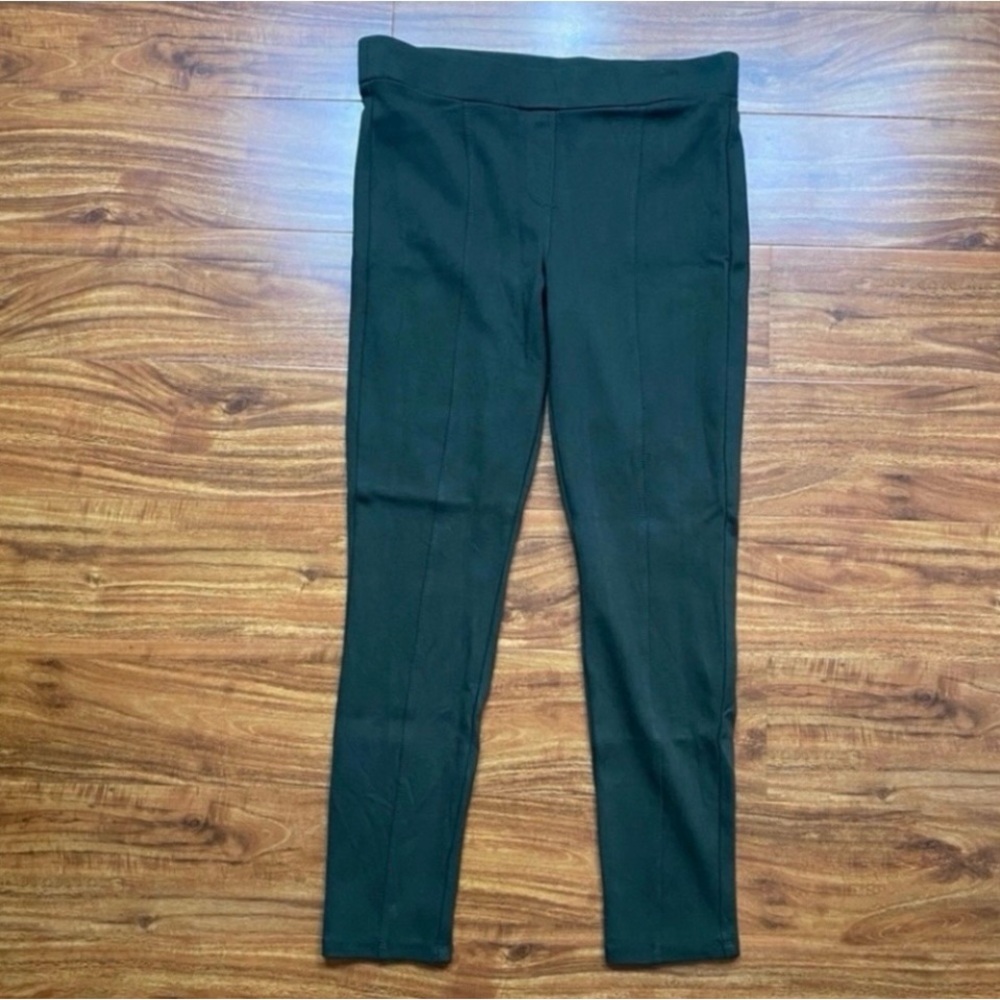 3/$25 Style & Co Women Olive Green Midrise Stretch Ponte Skinny Pant Size Medium